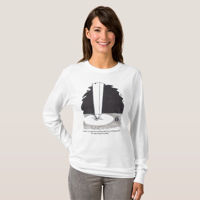 Sinal de George camisa de manga longa para mulhere (Frente Completa)