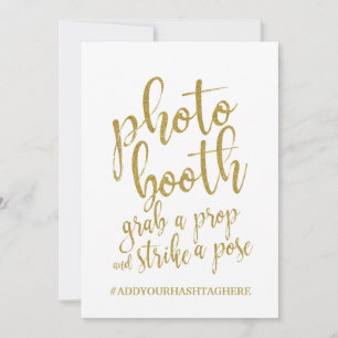 Sinal de Glitter Dourado para Cabine de Fotos Aces