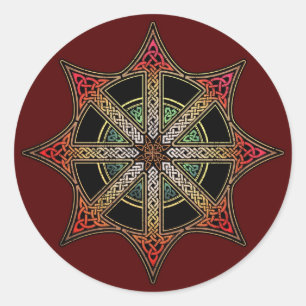 Sinal de Knotwork de etiquetas do caos