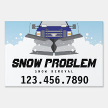Sinal de limite de remoção de neve