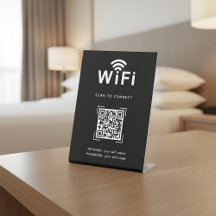 Sinal de Login WiFi Código QR para Quartos de Hósp