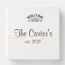 sinal de madeira sobrenome topografia bem-vinda pa