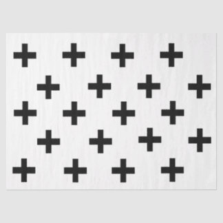 Sinal de mais Impressão de papel moderno em tecido