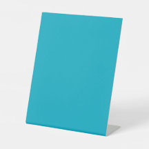 Sinal de Mesa Azul Rico Brilhante
