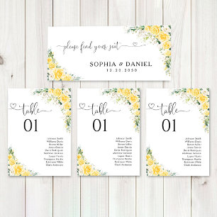 Sinal de Mesa de Cabeceira de Casamento Floral Ama