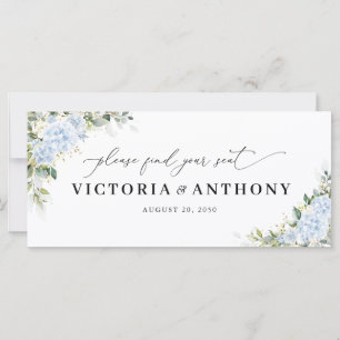 Sinal de Mesa de Cabeceira de Casamento Floral Hyd