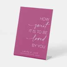 Sinal de Mesa de Deserto - Como É Doce Ser Amado