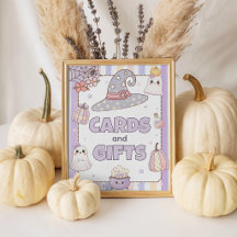 Sinal de Mesa Pastel Ghost Cards and Gifts 8x10
