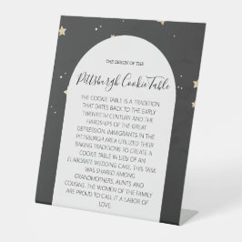 SINAL DE MESA PITTSBURGH COOKIE CASAMENTO