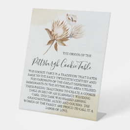 SINAL DE MESA PITTSBURGH COOKIE CASAMENTO