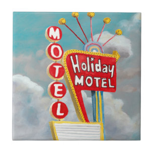 Sinal de Motel de Feriado