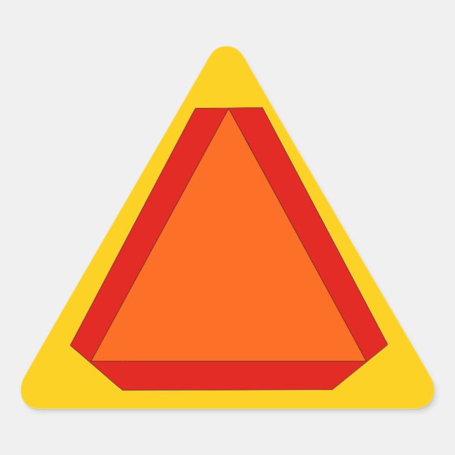 Sinal De Movimentação Lenta Do Adesivo Para Papel  (Frente)