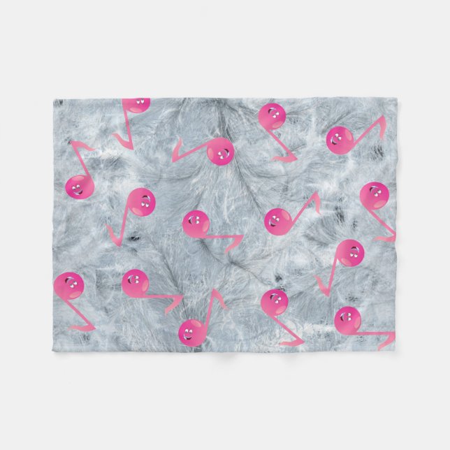 Sinal de música cobertor de bebês (Frente (Horizontal))