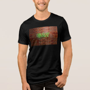 Sinal de néon gay iluminado SlipperyJoe brilhante 