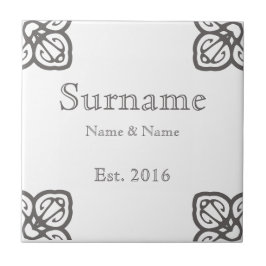 Sinal de nome da família espanhola