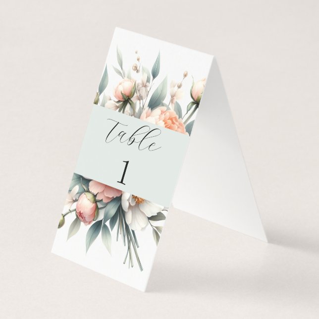 Sinal de Número de Tabela de Casamento (Verso)