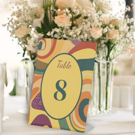 Sinal de número de tabela para o casamento inspira