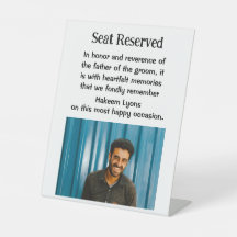 Sinal De Orla Memorial Do Casamento Do Groom