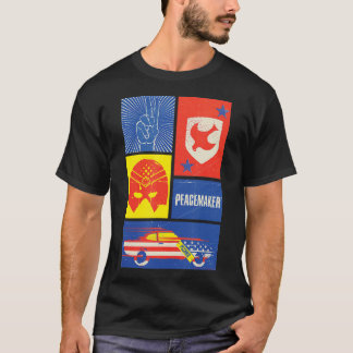 Sinal de Pacificador, Escudo, Capacete e Camiseta 