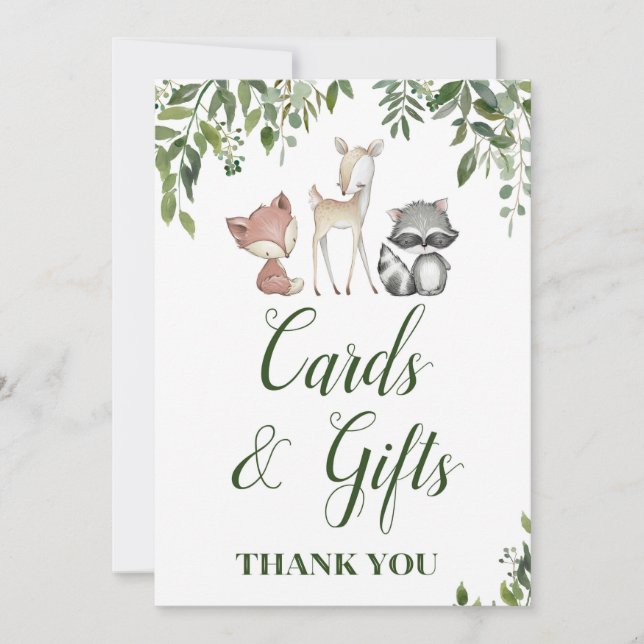 Sinal de Partido Woodland - Cartões e Presentes -  (Frente)