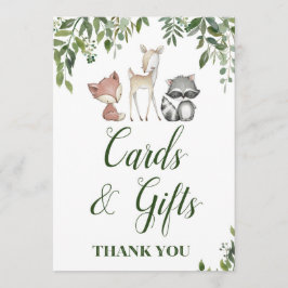 Sinal de Partido Woodland - Cartões e Presentes - 