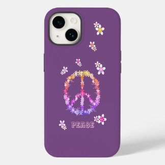 Sinal de paz com flores coloridas,Personalizado
