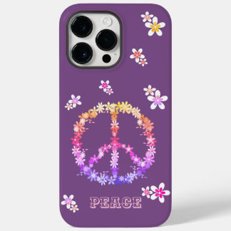 Sinal de paz com flores coloridas,Personalizado