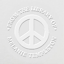 Sinal de Paz Monograma do Nome “Da biblioteca de”