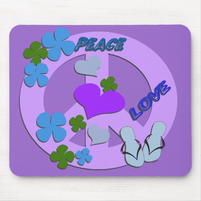 Sinal de paz Mousepad (Frente)