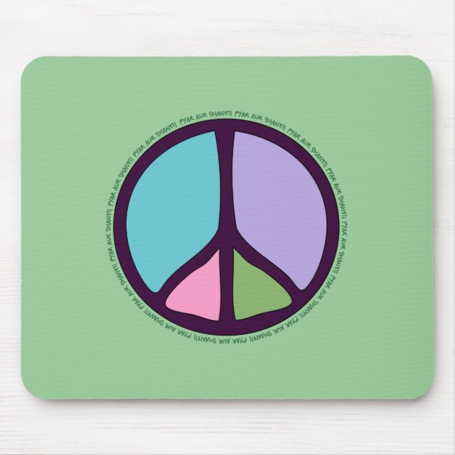 Sinal de paz Mousepad (Frente)