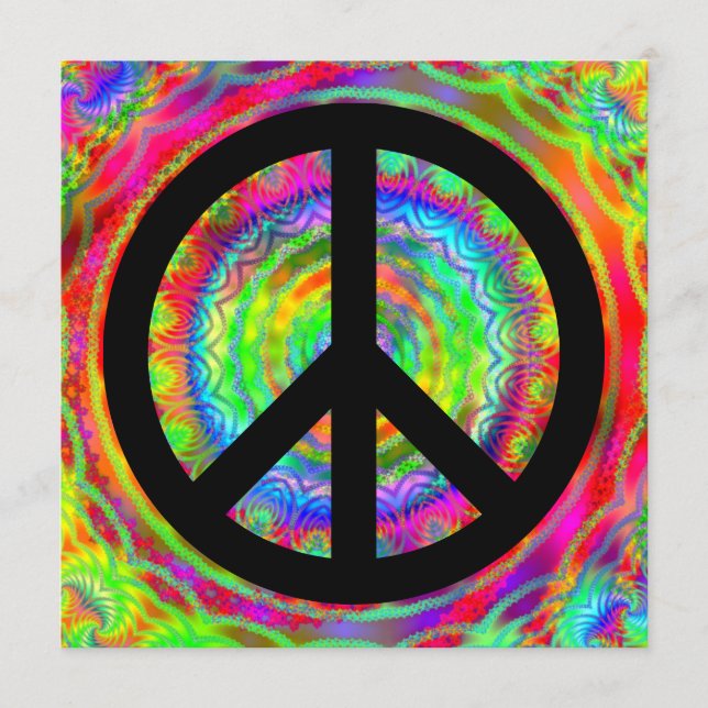 Sinal de Paz Preto Funky (Frente)