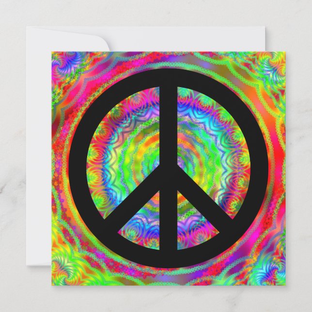 Sinal de Paz Preto Funky (Frente)