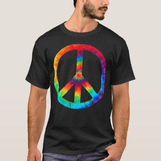 Sinal de Paz Tie Dye Hippies Camisas de Natal