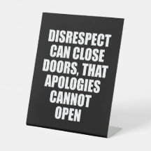 Sinal de pedestal da Mesa Inspiracional