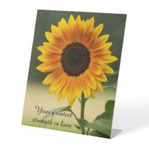 Sinal de Pedestal das Palavras de Girassol