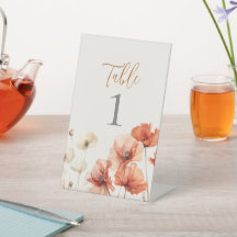 Sinal de Pedestal do Número da Tabela