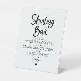 Sinal de pedestal para bar de mocktail Shirley Tem