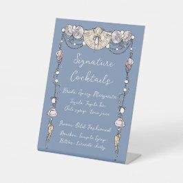 Sinal de pedestal para drinks exclusivos