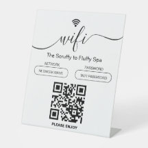 Sinal de Pedestal WiFi Gratuito para Negociação de