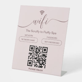 Sinal de Pedestal WiFi Gratuito para Negociação de