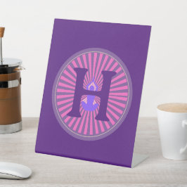 Sinal de Pedestal - Yoga Zen - Personalizado