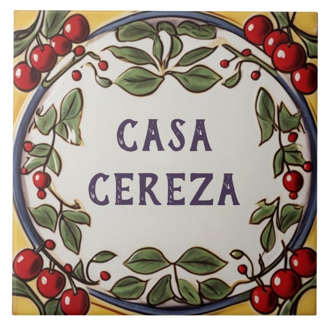 Sinal de Placa de Nome da Casa Personalizada de Ce (Frente)