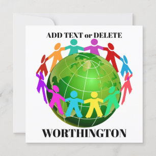 Sinal de Porta Pequena, Papel de Carta, Convite