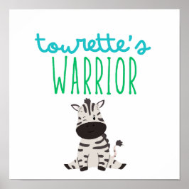 sinal de Poster da consciência de guerreiro do tur