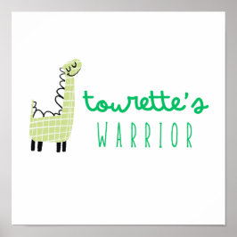 Sinal de Poster de reconhecimento de Tourette