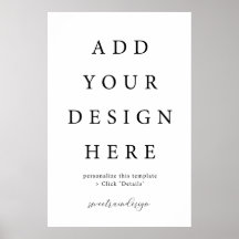 Sinal de Poster vertical/retrato de 24 x 36"