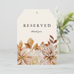 Sinal de Presidente Reservado para Casamento Flora