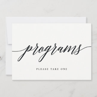 Sinal de Programas - Script Moderno