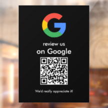 Sinal de QR Code do Google para Análise Moderna de