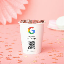Sinal de QR Code do Google para Avaliar Negócios M